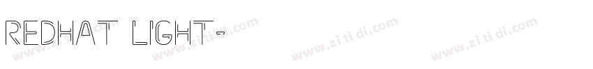 redhat light字体转换 redhat light字体转换